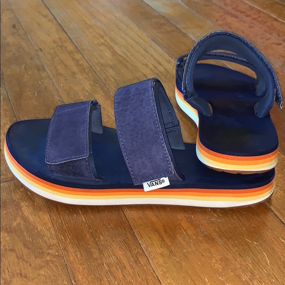 vans platform slides
